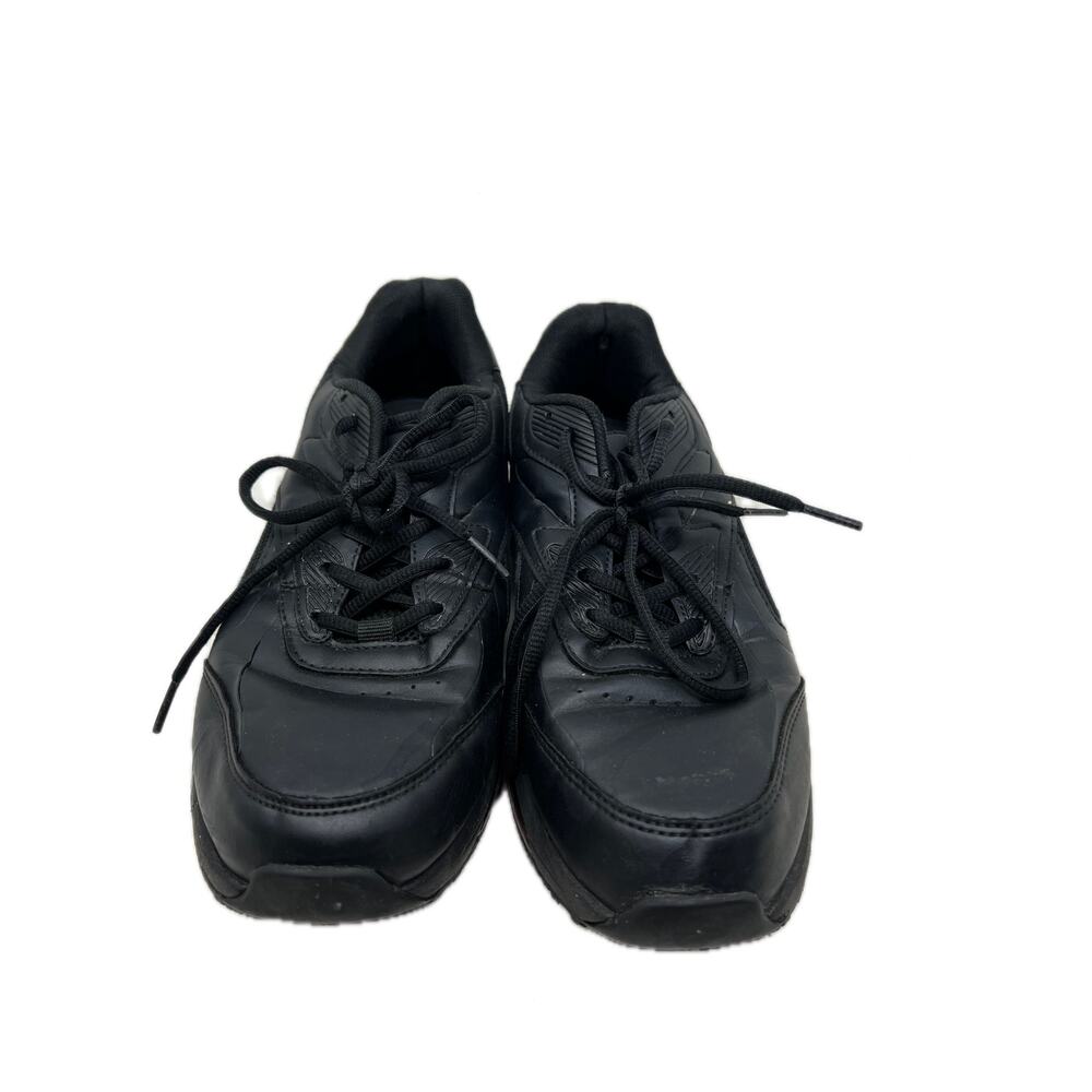 O2Air Tredsafe Slip Resistant Black Shoes Mens 9.5